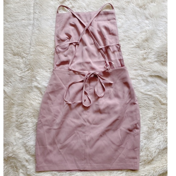 SOLD NWT Superdown Lace Up Mini Dress - Picture 7 of 7